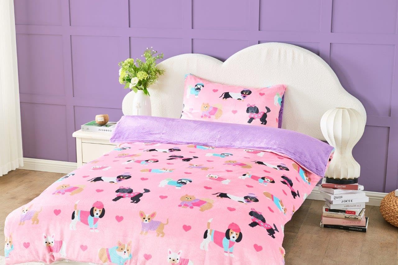GC GAVENO CAVAILIA Kids Bedding Single Duvet Set including Pillowcase, Animal Duvet Cover Sets (135x200 cm) - Image 2