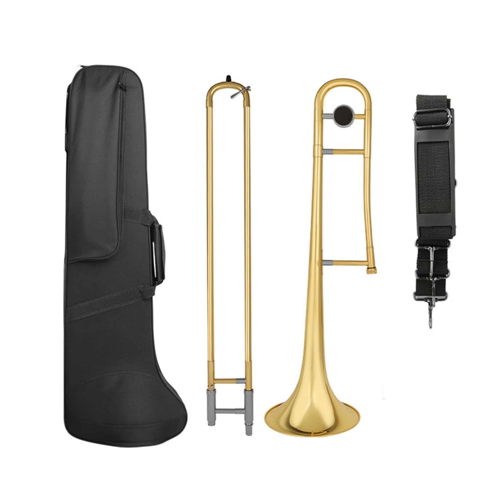 Puzon Profesjonalny puzon tenorowy B flat instrument dęty blaszany