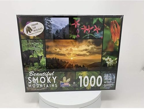 Miniatura 2 de Smoky Mountains - Rompecabezas de fotos de 1000 piezas del parque nacional - Actividad familiar divertida