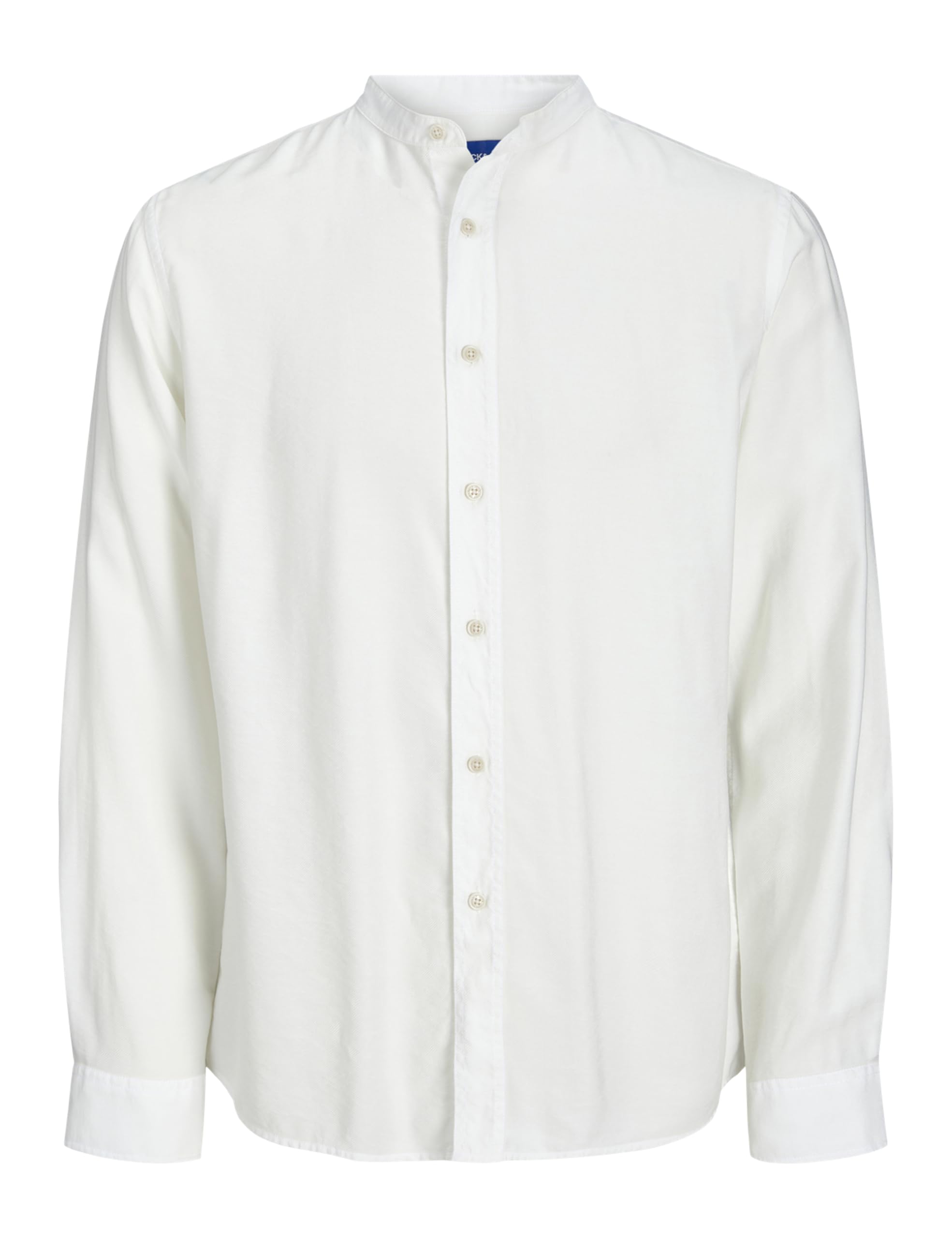 JACK & JONES JORMARSHALL Band Shirt LS, Cloud Dancer, L