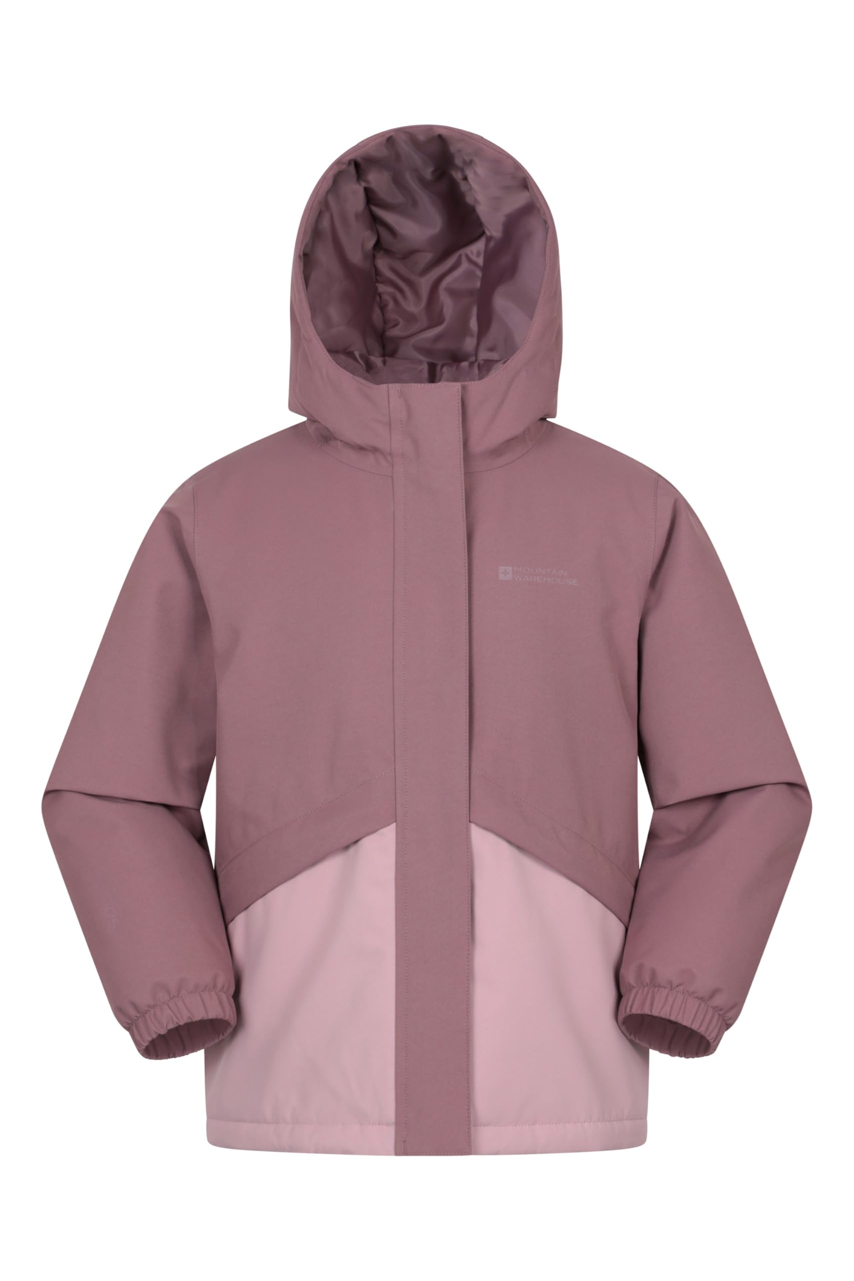 Mountain Warehouse Pink Cyclone Kids Waterproof Padded Jacket Kids Size 7-8 Years