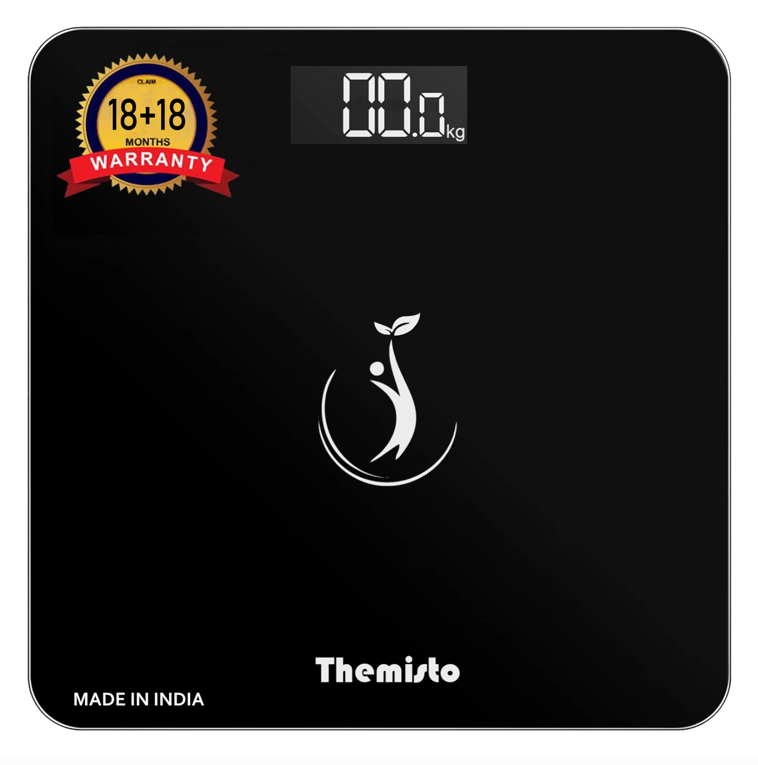Themisto TH-WS50 Body weight Scale,With High Precision Sensors | 6 mm Tempered Glass | Backlit Display | (B0D3TRL561) Amazon Price History, Amazon Price Tracker