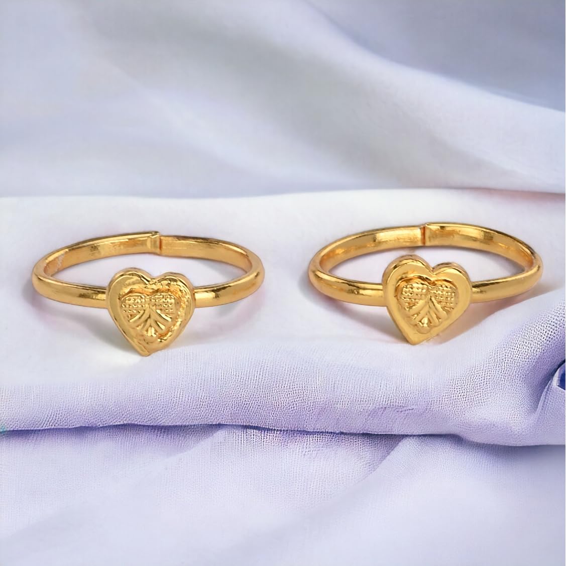 Adjustable Plated Toe Rings - Fashionable Accessories