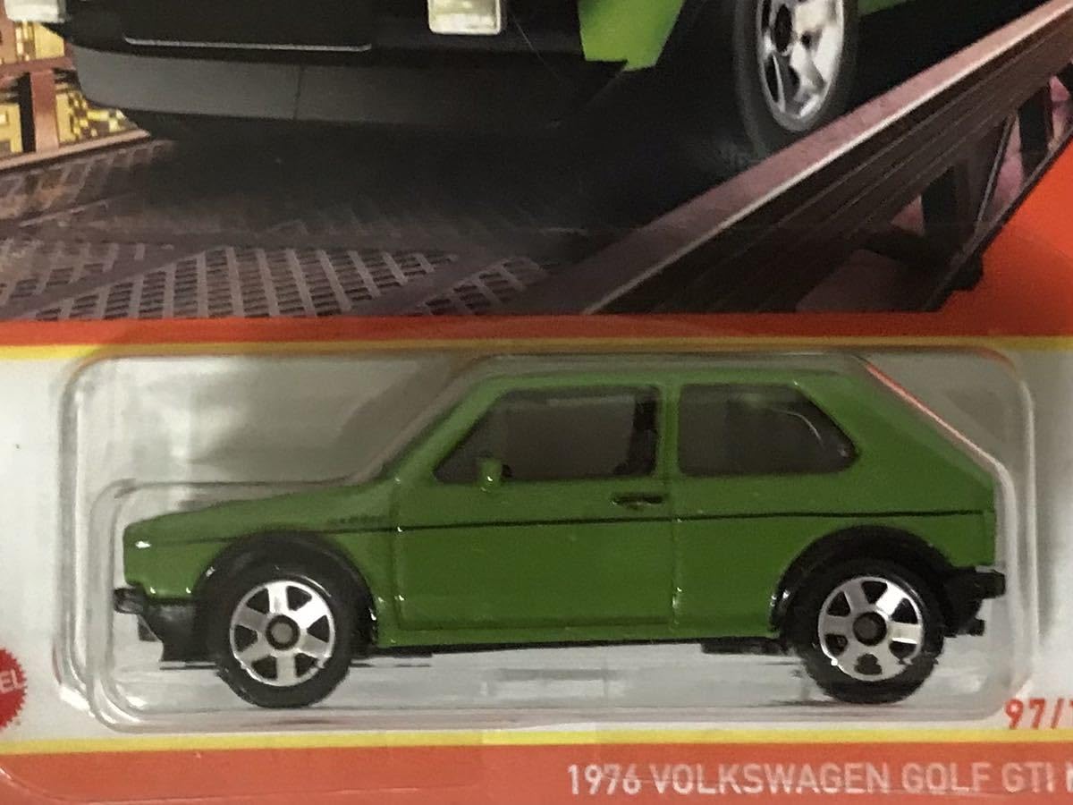 MATCHBOX Volkswagen ミニカー マッチボックス Amazon | マッチボックス 1976 VOLKSWAGEN GOLF GTI MK1 緑