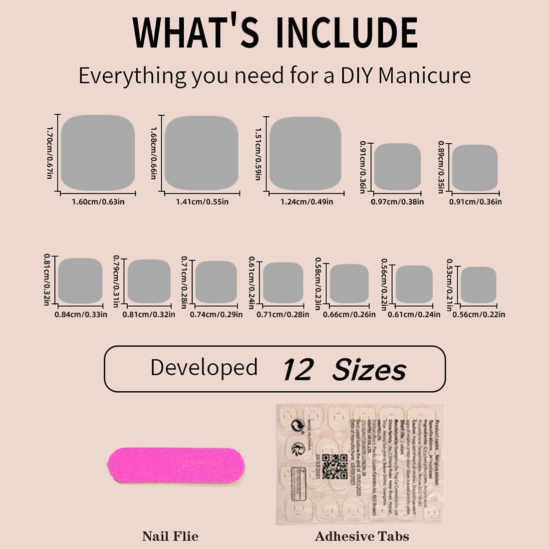 Cubahop 24pcs Short Pink Fake Toenails Square Glossy False Toe Nails Full Cover Acrylic Press on ToeNails for Women and Girls - Image 3