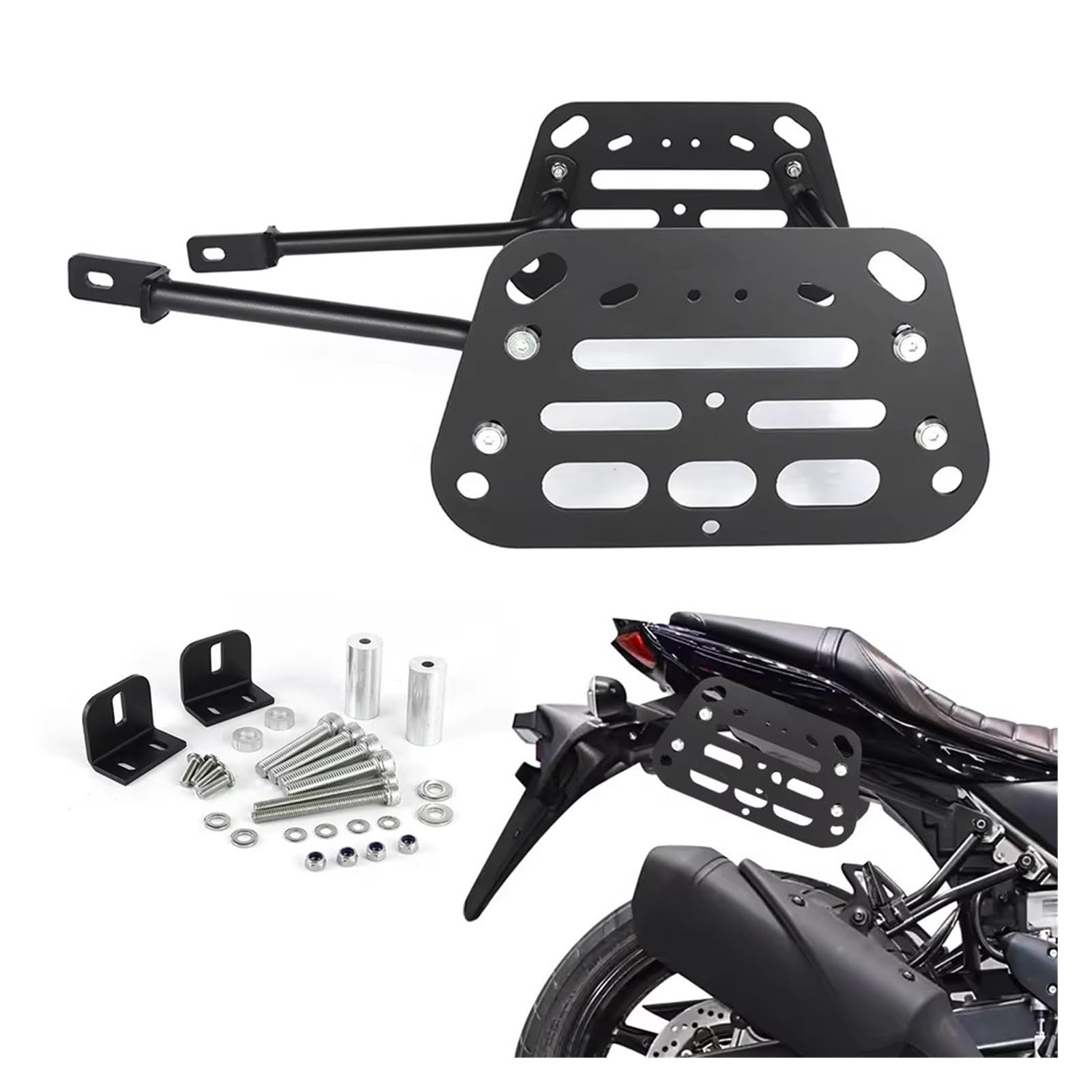 Motorrad Träger Fracht Regal Für Suzuki SV650 ABS 2015-2025 SV650X 2018-2025 Motorrad Seite Rack Satteltasche Unterstützung Bars Montage Klammern Gepäckträger