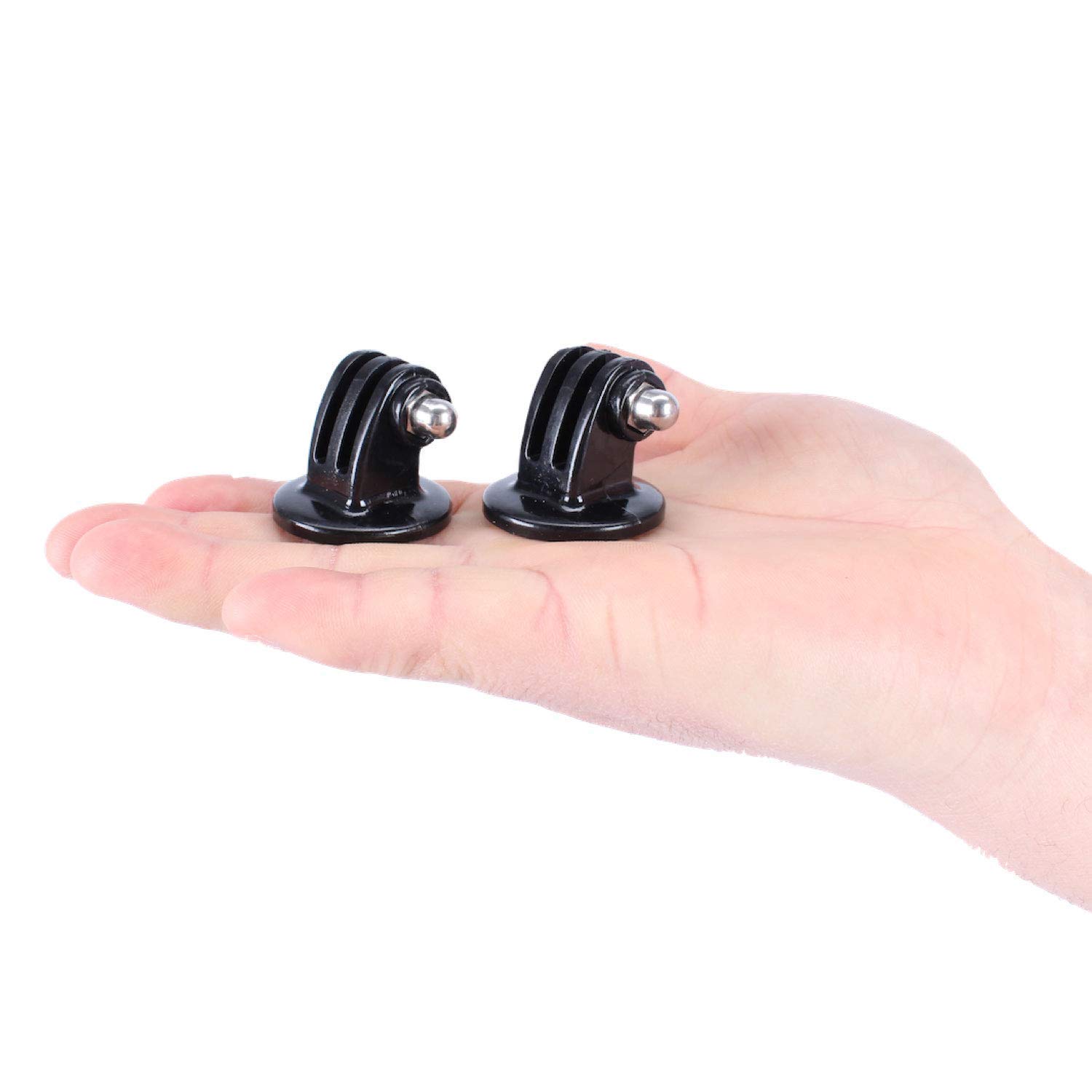 OAHU® 1 pcs Action Pro J Hook Quick Release Buckle 2 pcs Tripod Mount Adapter with Free Pouch for GoPro System with Female 1/4 x 20 Screw Bottom Thread Compatible with GoPro Hero 8 7 6 5 4 3