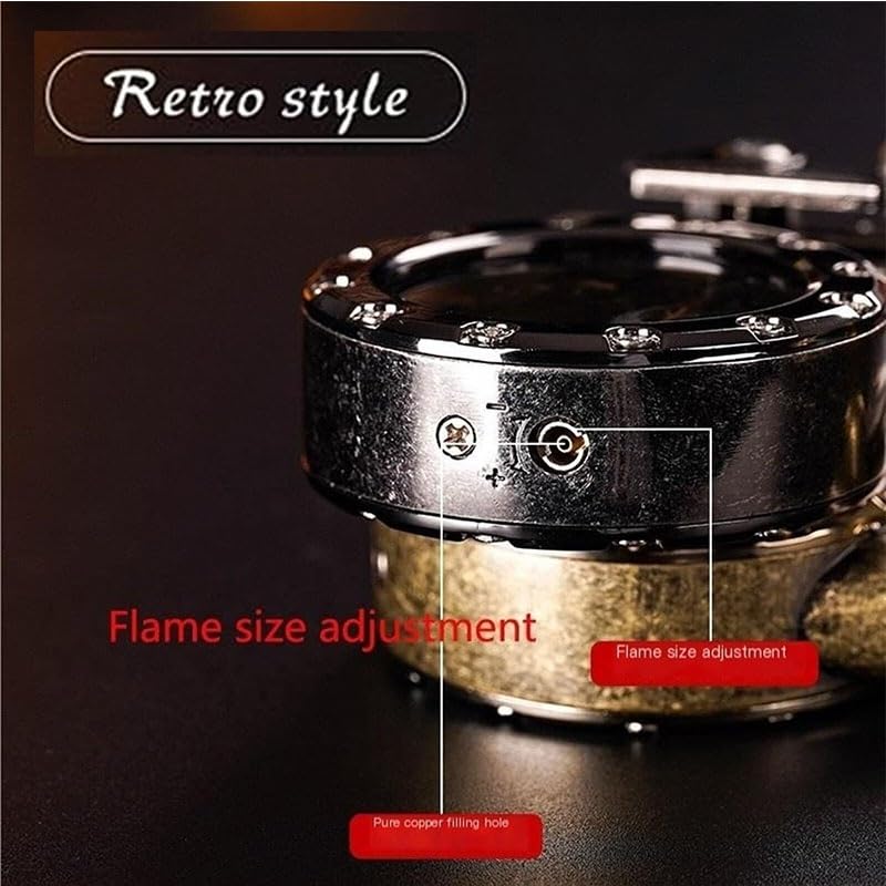 Encendedor Vintage Butano Doble Llama Pack x2 miniatura 6