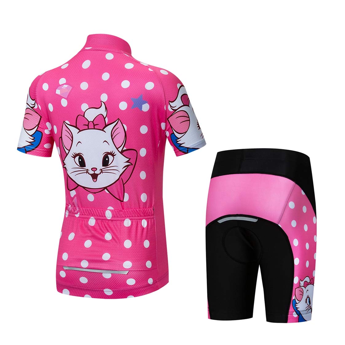 weimostar Bambini Ciclismo Jersey Set Bike Jersey Shorts Bambini Strada Montagna MTB Bicicletta Vestiti Top bottom