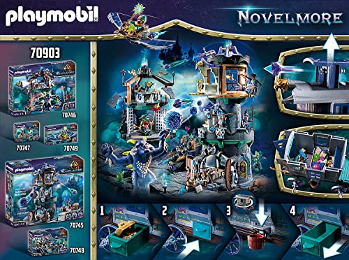 PLAYMOBIL Novelmore 70903 Violet Vale - Händlerkutsche, Spielzeug für Kinder ab 4 Jahren – Bild 5