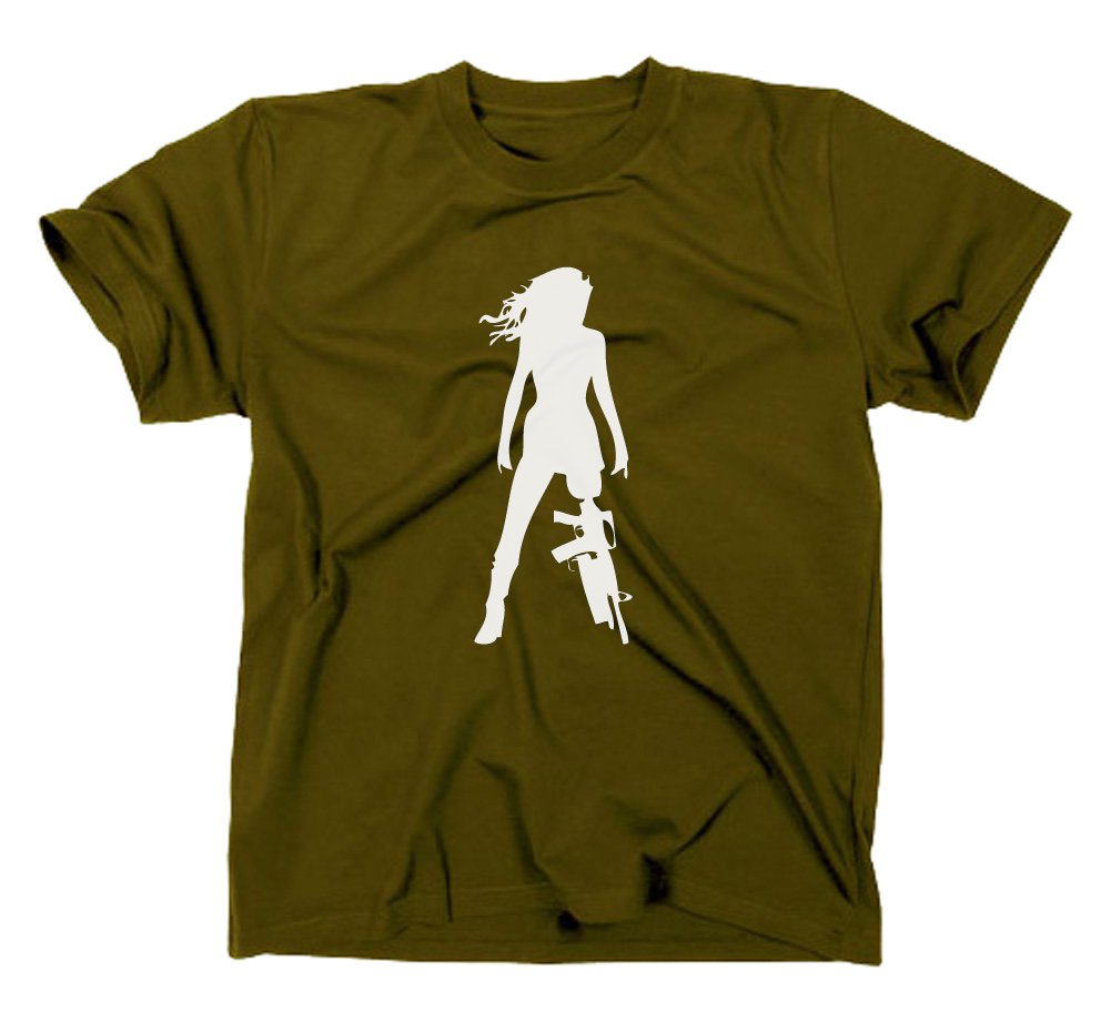 Styletex23 Men's Green Planet Terror T-Shirt, Olive, L