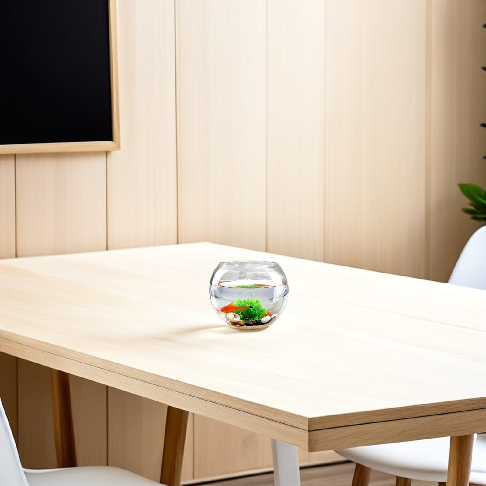 Housoutil Terrario Rotondo Fai da Te in Vetro 15 Cm, Set 2 Pezzi per Propagazione Piante e Muschio, Decorazione Ecologica per Soggiorno, Balcone e Ufficio