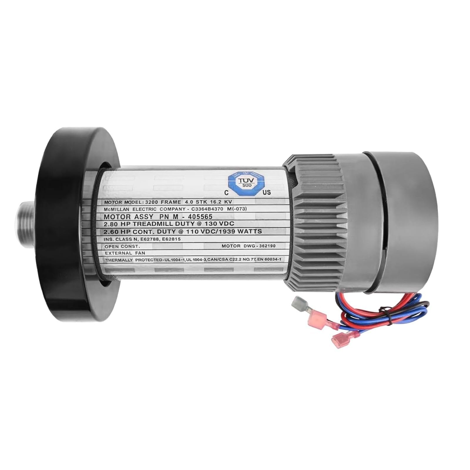 Amazon.com : Treadmill DC Drive Motor with Flywheel, M-405565 130V
