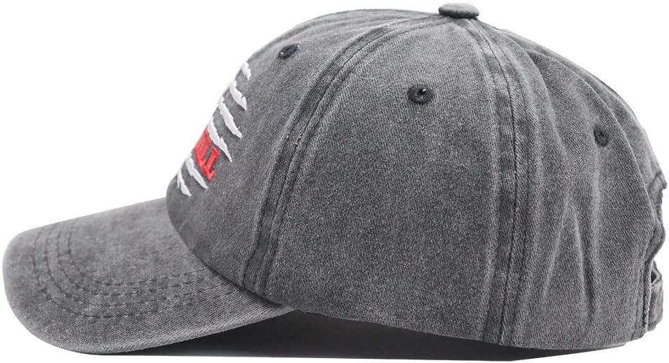 Distressed Baseball Mom and Dad Hat for Women Men, Funny USA Flag Softball Gifts Embroidered Sun Baseball Caps - Image 4