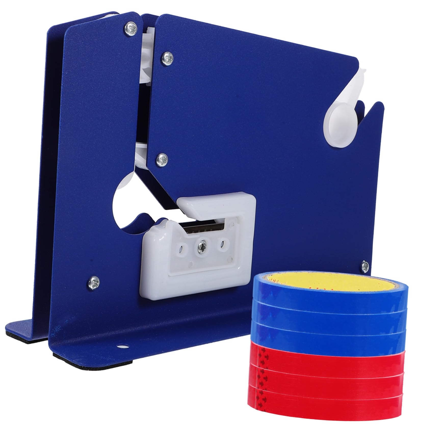 DOITOOL 3 Stück Bandschneider Spender Für Halsdichtband Heavy-duty-taschenkonus Bandspender Stahlbeutelkegel Mit Trimmer Zufällige Farbe