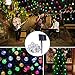 UPOOM Solar String Lights Garden 50 LED 24Ft Outdoor String Lights Multi-Colored Waterproof Crystal Ball Fairy Lights, Decoration Lighting for Home, Garden, Patio, Yard, Christmas