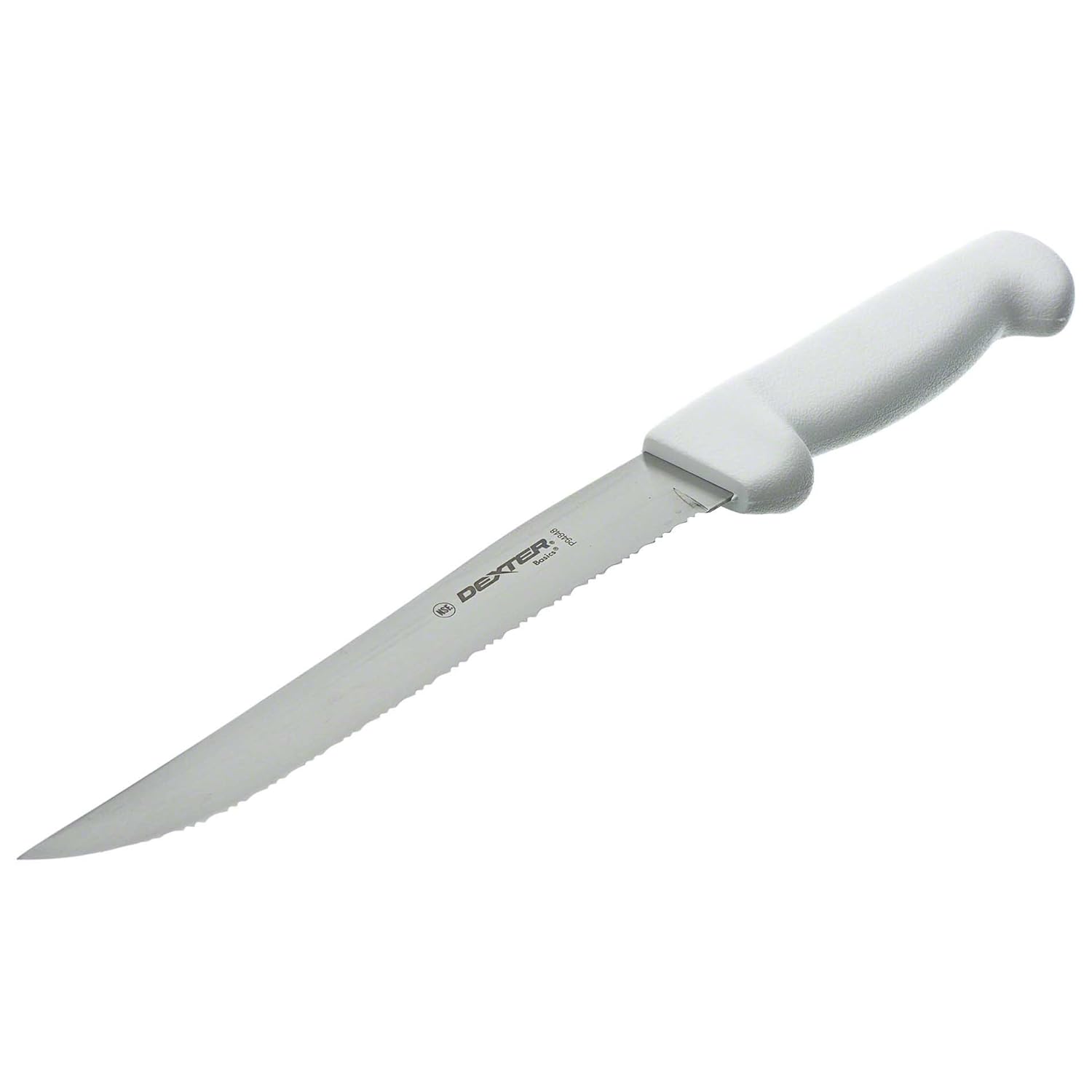 Basics P94848 International Scalloped Edge Utility Knife with Polypropylene Handle