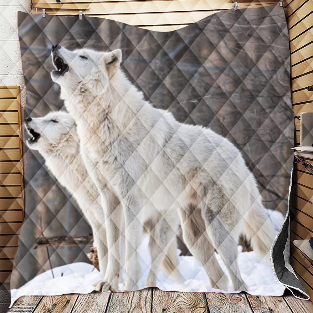 Manta de dormitorio suave para evitar el calor nocturno colcha fina de lobo