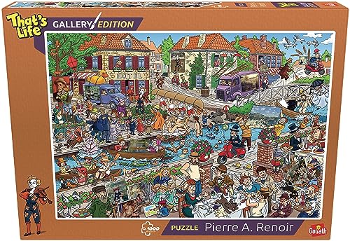 Goliath That's Life Gallery Edition: Pierre-Auguste Renoir, Puzzle mit 1000 Teilen für Kinder ab 7 Jahren