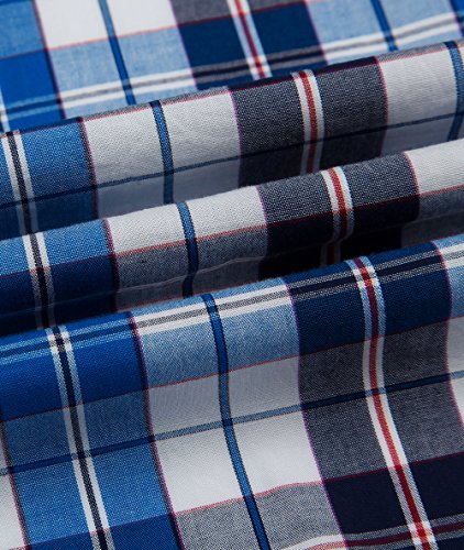 Double Pump Mens Button Down Shirts Cotton Long Sleeve Shirts Regular Fit (Sl01A,M) #TOP3