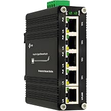 Industrial Passive 24V 5 Port PoE Switch Gigabit RJ45 DIN Rail 10/100/1000Mbps Ethernet Switch Unmanaged Switch PoE Switch 12-24V Input 24V Output Passive Switch |   x 1 +   PoE x 4 12-24V 24V DIN IP40 Al -40 C75 C