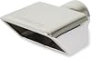 Flowmaster 15354 Exhaust Tip 3x 5.5 Inch Rectangular Square Angle Cut Rolled Edge Polished 304 Stainless Steel Fits 2.5 Inch Tubing