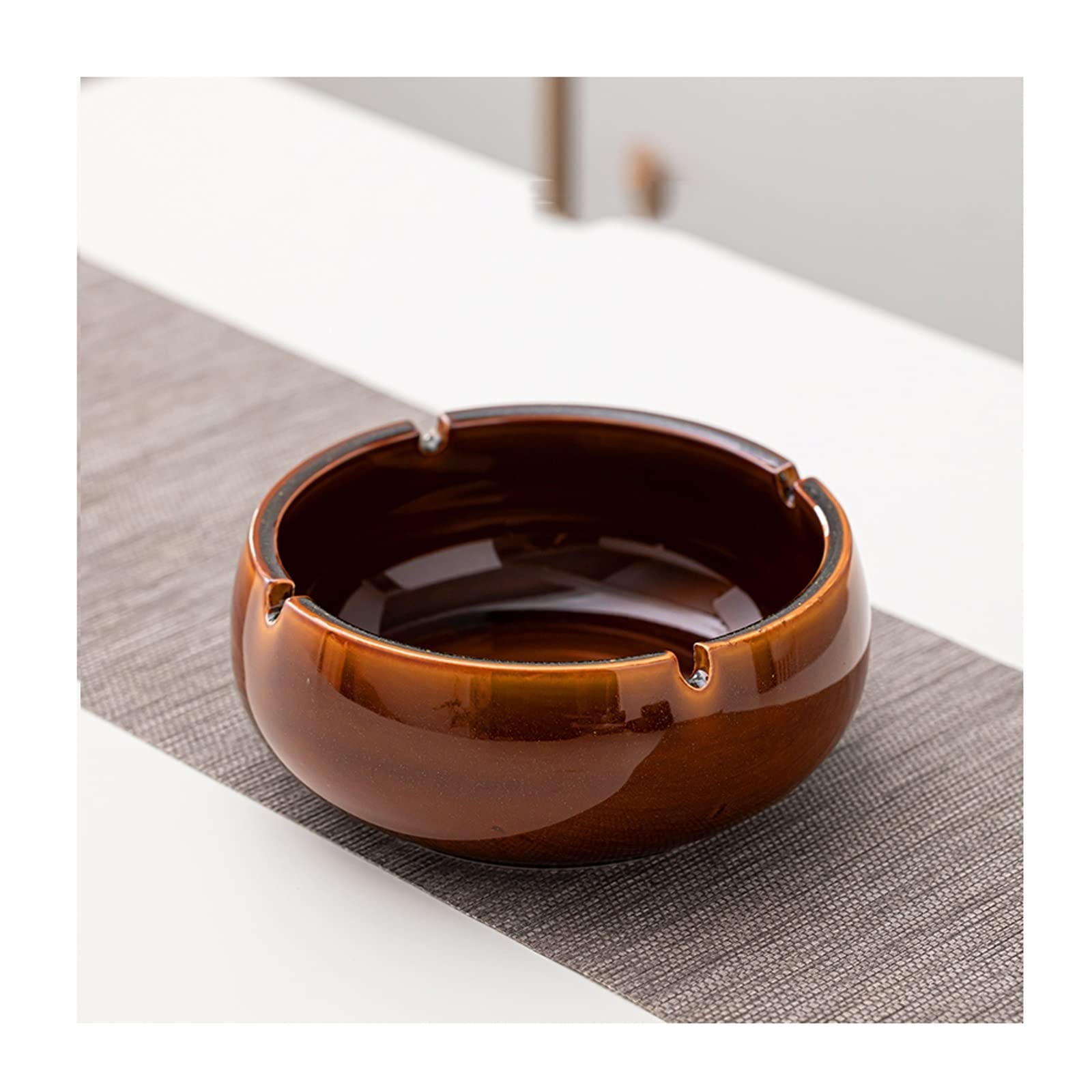 ashtray， for Cigarettes Creative Large Ceramic Ashtray Personality Trend Ashtrays Small Ashtry Home Living Room(D)