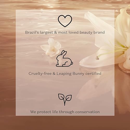 Miniatura 5 de O BOTICARIO Lily Satin - Bolsa de recarga de crema corporal hidratante satinada, manteca corporal perfumada las 24 horas para secar, 8 onzas (8.82