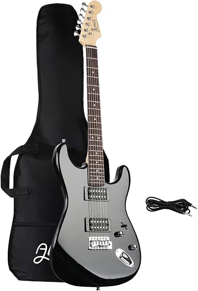 Alpha Electric Guitar with Whammy Bar and Carry Bag