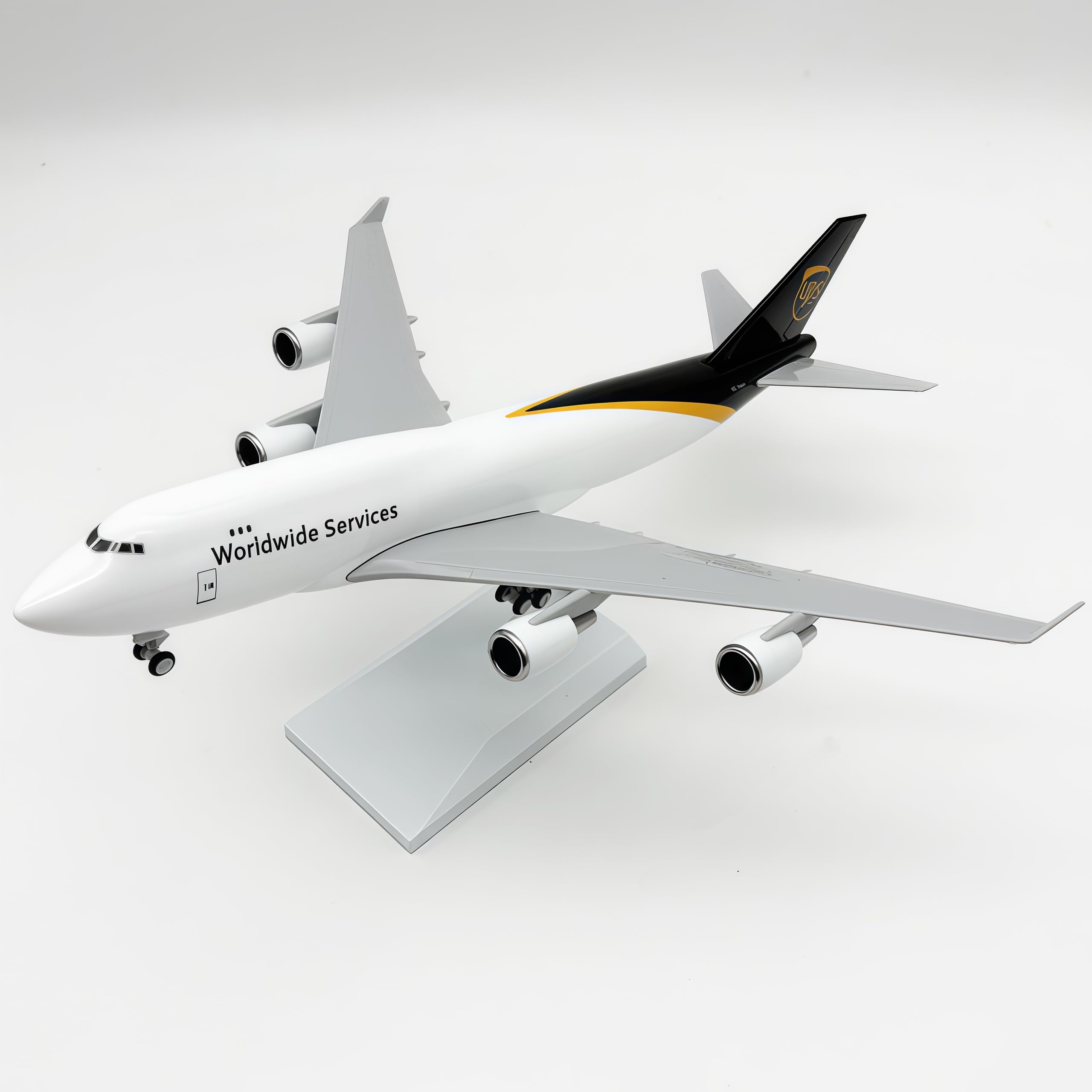 Lgsrsnxhtx B747 Plane Model Ups B747 30Cm Diecast Metal Airplane Model Aircraft Model With Stand For Aviation Enthusiast Gift,Model Aircraft Collection