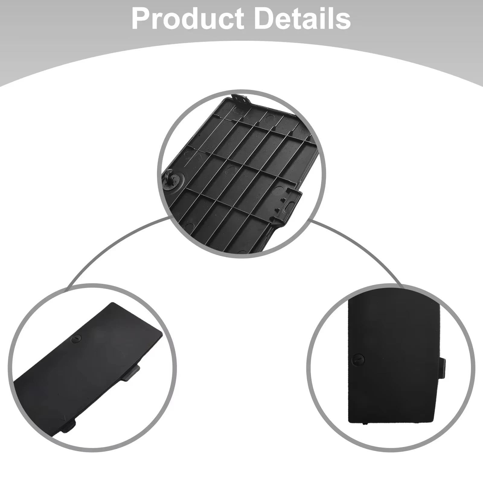 per Tesla per Model 3 2017-2022 Gancio di Traino del Paraurti Posteriore cap Cover Trim 1135412-00-A Parti Coperchio dello Scudo Inferiore Copertura per Gancio Traino