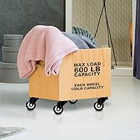 Vista 3 de Paquete de 24 ruedas giratorias de 2 pulgadas, base de goma con placa superior y rodamientos resistentes (paquete de 24 sin freno)