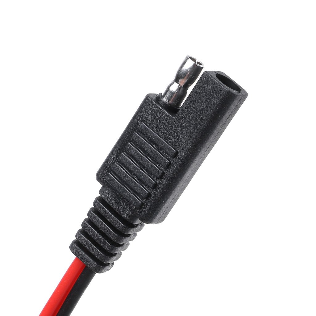 Liwinting Cavo Connettore SAE, Prolunga Per Autoveicoli Da SAE A 2pin, Collegamento/Scollegamento Rapido 14AWG Con Staffa Per Cappuccio Antipolvere, 1m/3,28ft - 9