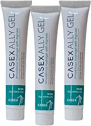 Pomada Ally Gel Hidrogel Casex 25g | 3 Unidades – Tratamento de Feridas, Úlceras, Cortes, Abrasões e Queimaduras