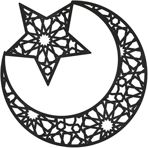 VICASKY Espejo de luna de la pared de la etiqueta engomada de la pared de la luna de acrílico