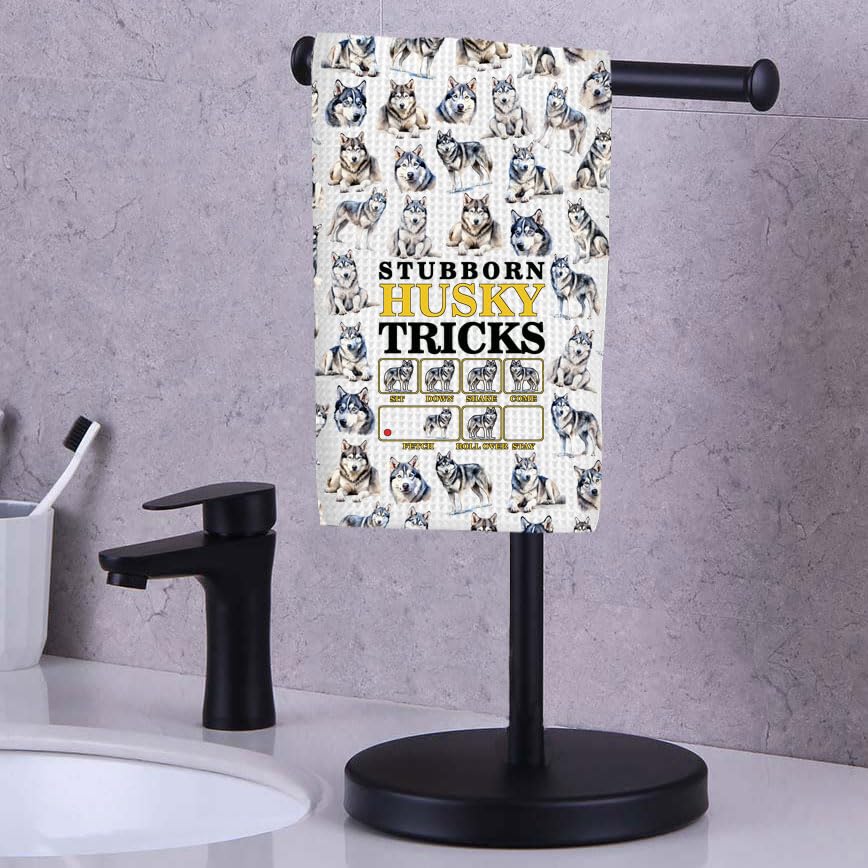 Torchon de cuisine husky sibérien pour décorer une table conviviale - 7