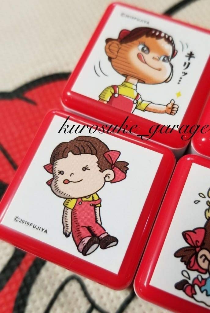 Amazon.co.jp: Fujiya Peko-chan Peko-chan Hanko Set, All 8 Types