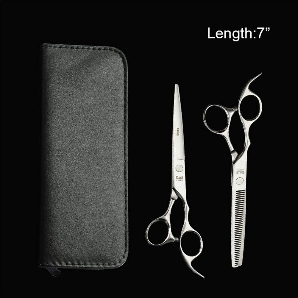 XINGYU Tijeras para El Cabello Tijeras de Corte Herramientas para El Cabello Adecuado para peluquería Mascotas 2 piezas 7 pulgadas