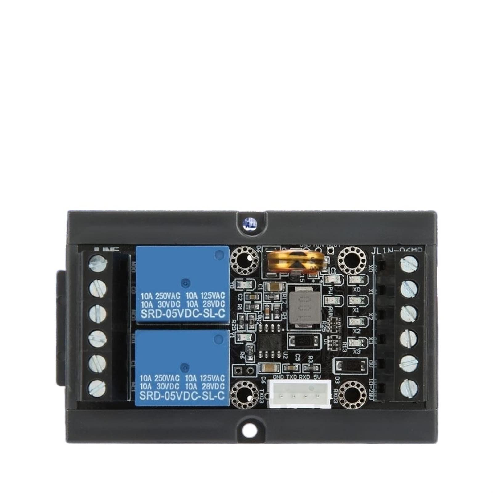Placa de Control Industrial PLC FX1N-06MR módulo de retardo de relé programable con carcasa 1 Uds