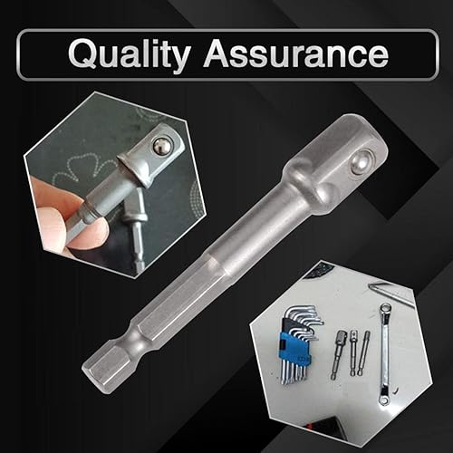 Miniatura 6 de KATUR Juego de adaptadores de enchufe, 8 taladros eléctricos de destornillador de tuerca, broca de impacto, juego de extensión de adaptador