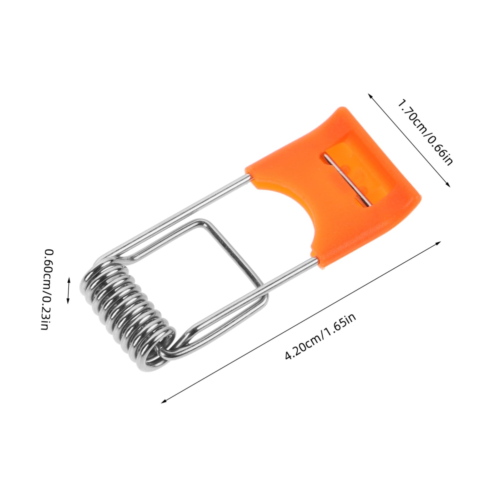 DOITOOL Clips Heavy Duty Led Ceiling Light Spring Clips 100pcs Spring Buckle Downlight Retaining Clamp Retrofitting Lighting