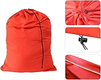 Vista 8 de Bolsa de lavandería extra grande para viaje con cierre de cordón, se adapta a una cesta de lavandería o canasta para dormitorio universitario