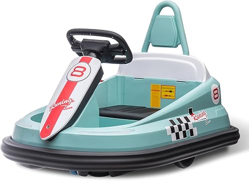 Miniatura 1 de GAOMON - Coche de parachoques para niños pequeños, juguete eléctrico de 6 V para niños de 1.5 a 6 años, con volante, giro de 360 grados, 2