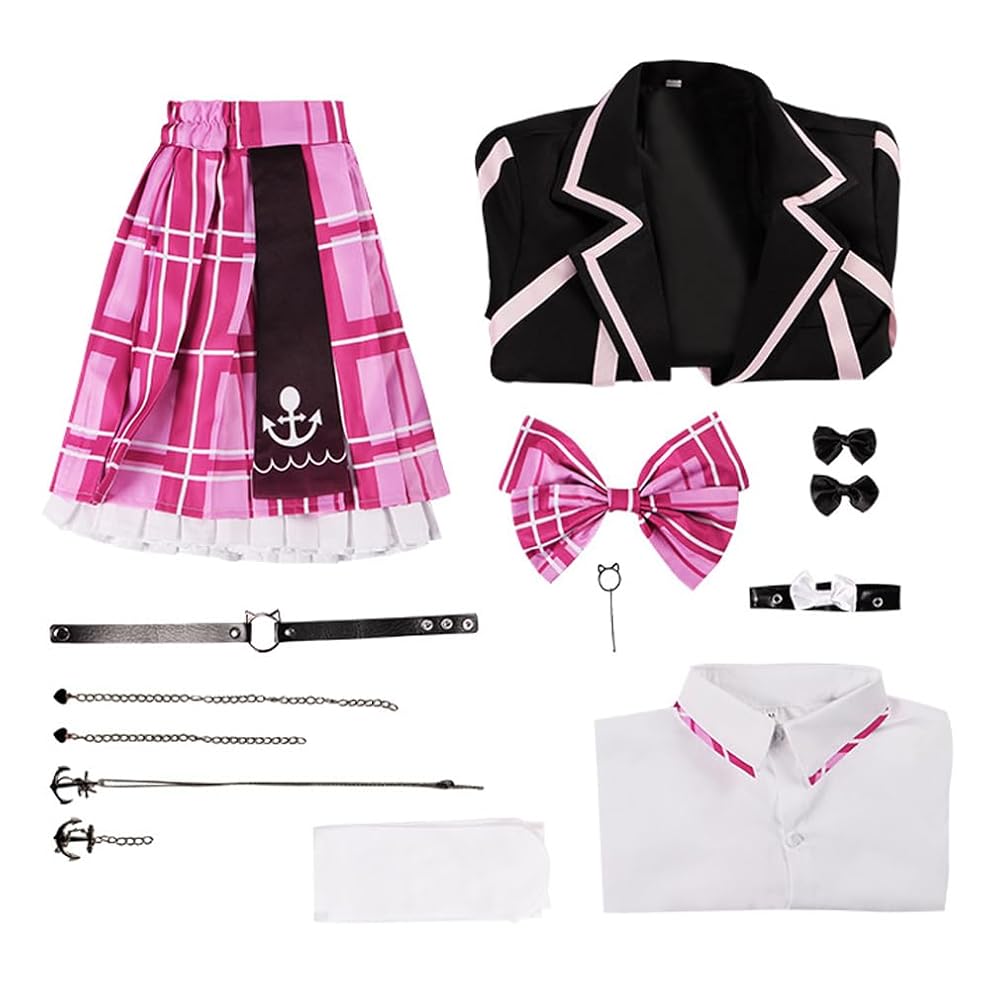 Amazon.co.jp: 湊あくあコスプレ衣装 ウィッグ追加可能 VTuber