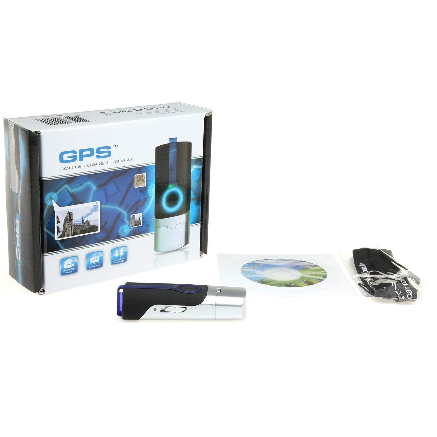 Amazon.co.jp: GPSデーターロガー 小型ハンディGPS 携帯式GPSロガー  