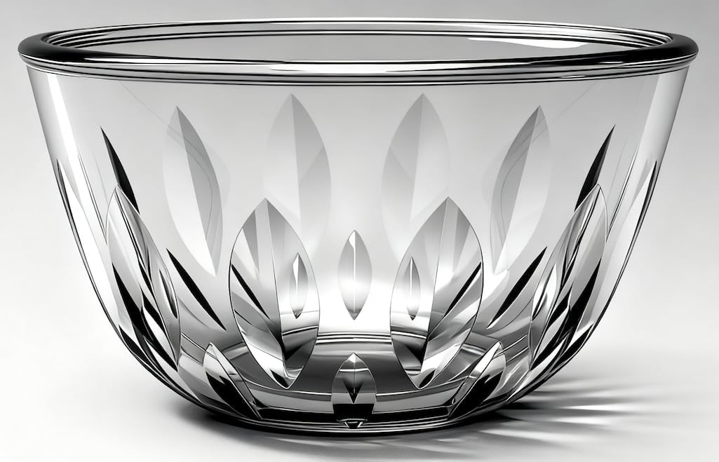 Luvan 5pcs Glass Mixing Bowls Set with Lids