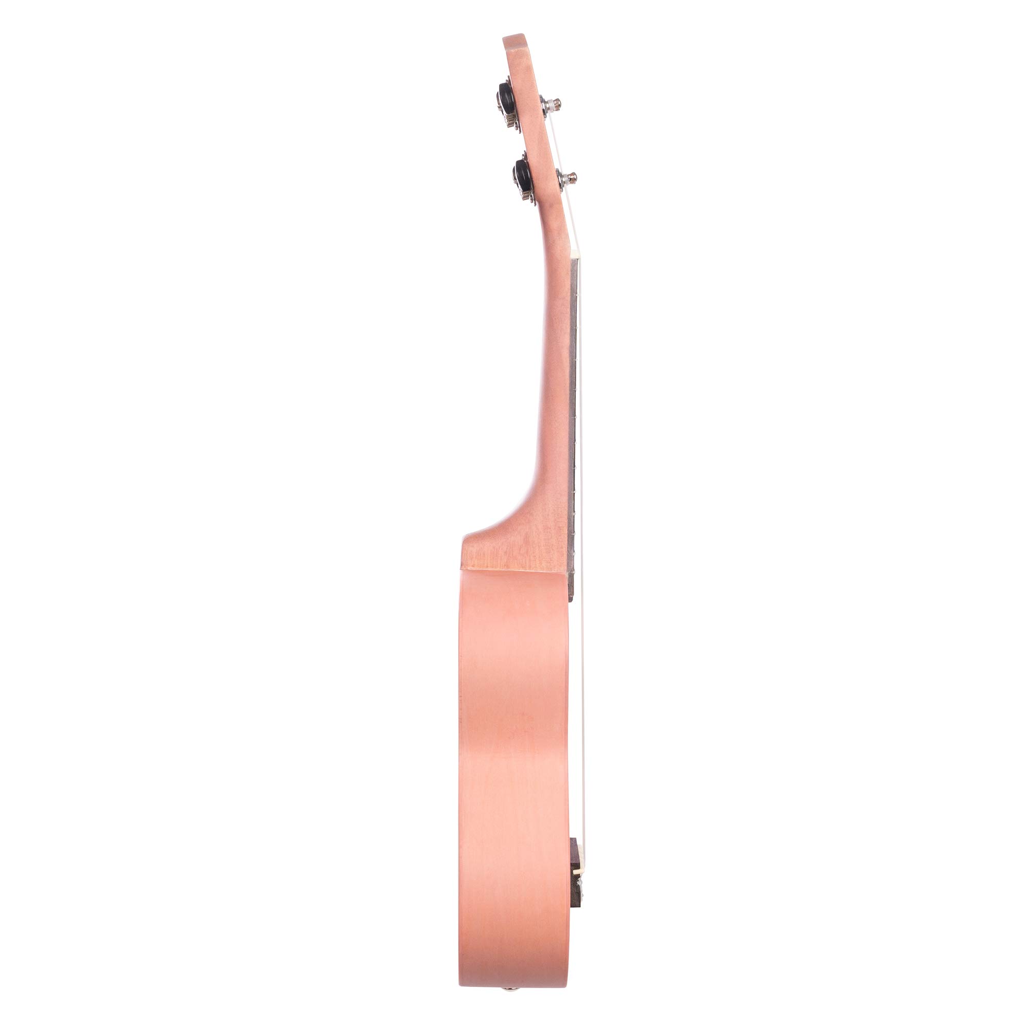CASCHA Sopran Ukulele Set Spanisch für Kinder und Erwachsene I Starter Kit mit 3 Plektren Tasche Lehrbuch Lernvideos über QR-Code I Stimmgerät I Aquila Saiten I Kleine Hawaii Gitarre I Pink/Rosa