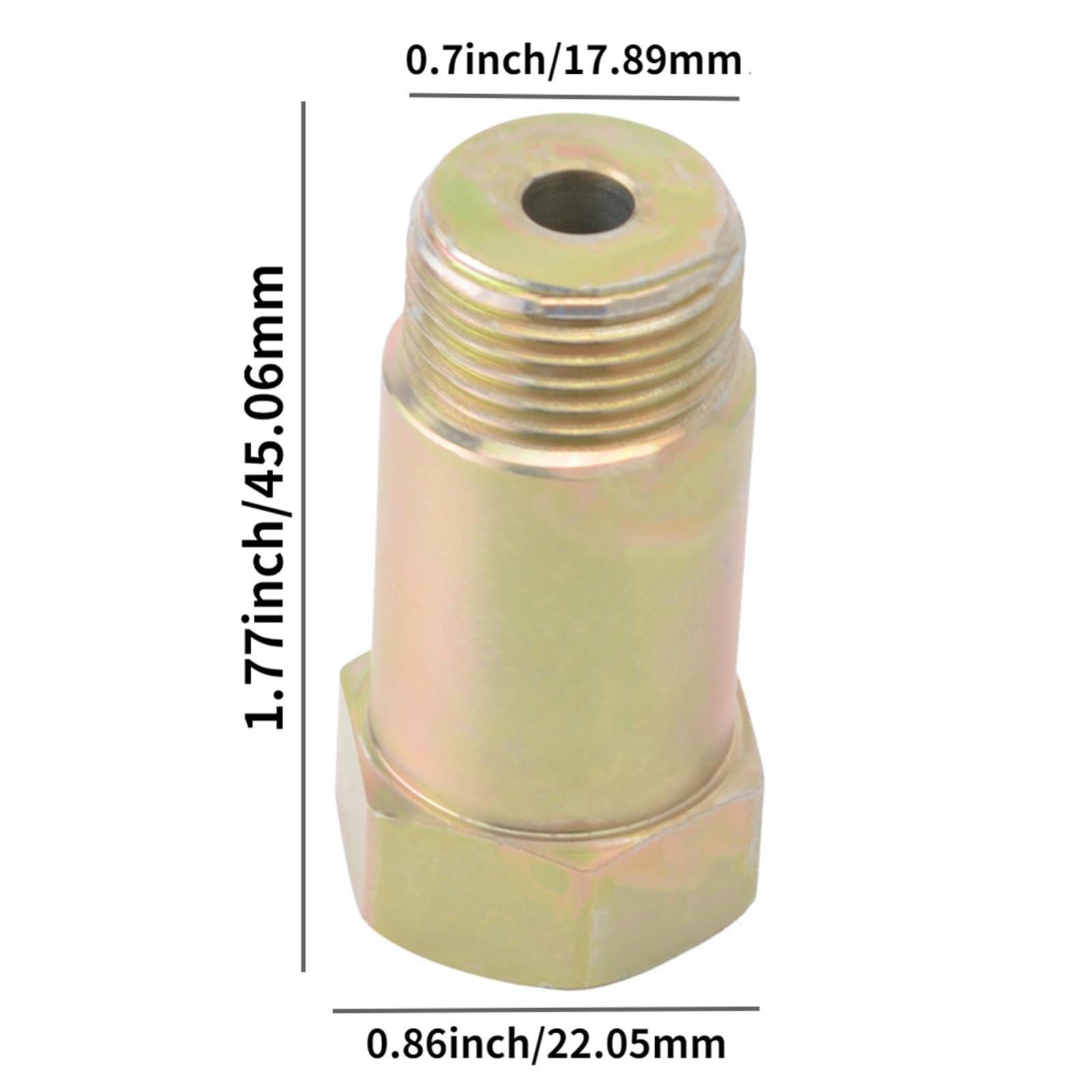 Sonde Lambda Large Bande Adaptateur Capteur D'oxygène Et D'o2 Voiture CEL Fix Éliminateur Lumière Contrôle Moteur Adaptateur D'extension M18 X 1.5 Éliminateur Raccord Tuyau Test Capteur D'Oxygène (Co