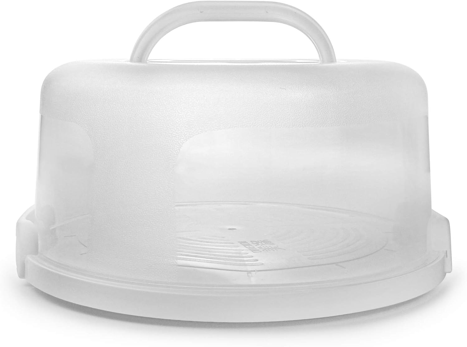 SuperMa Round Cake Carrier White Cake Stand 11 Inch Plastic
