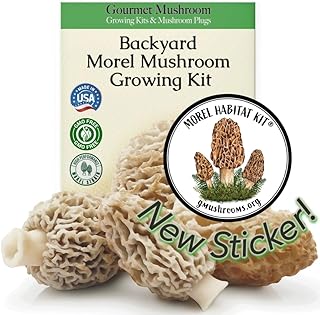 Morel Habitat Kit® & Morel Sticker. Morel Habitat Kit ® Compatible with Any Soil Type Across The U.S., Outdoor Garden & Backyard Cultivation Set with Full Instructions - Made in The USA